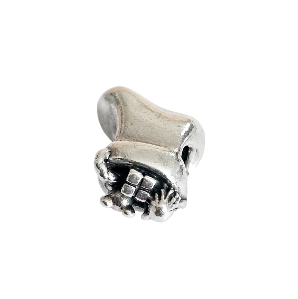 Pandora Exclusive Christmas Stocking Sock Charm 925 ALE Retired